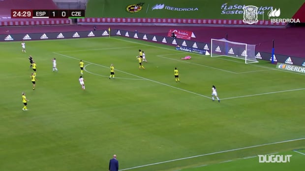 Spain women’s amazing four goals against the Czech Republic